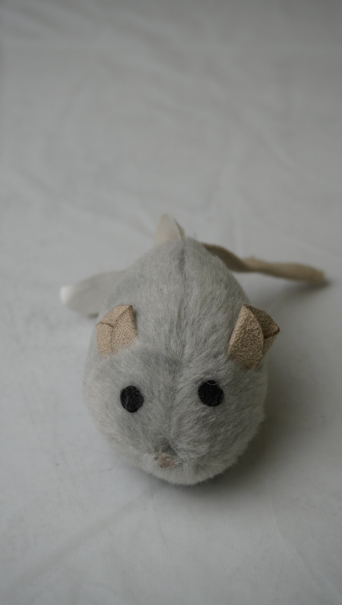 Soft Gray Mouse Cat Toy