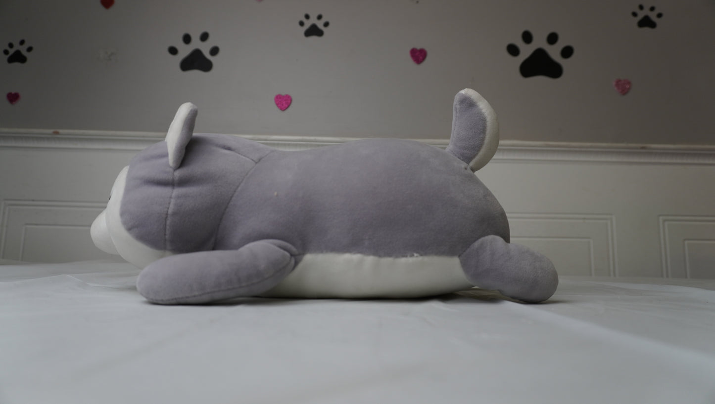 Sleeping Husky Plush Dog Toy