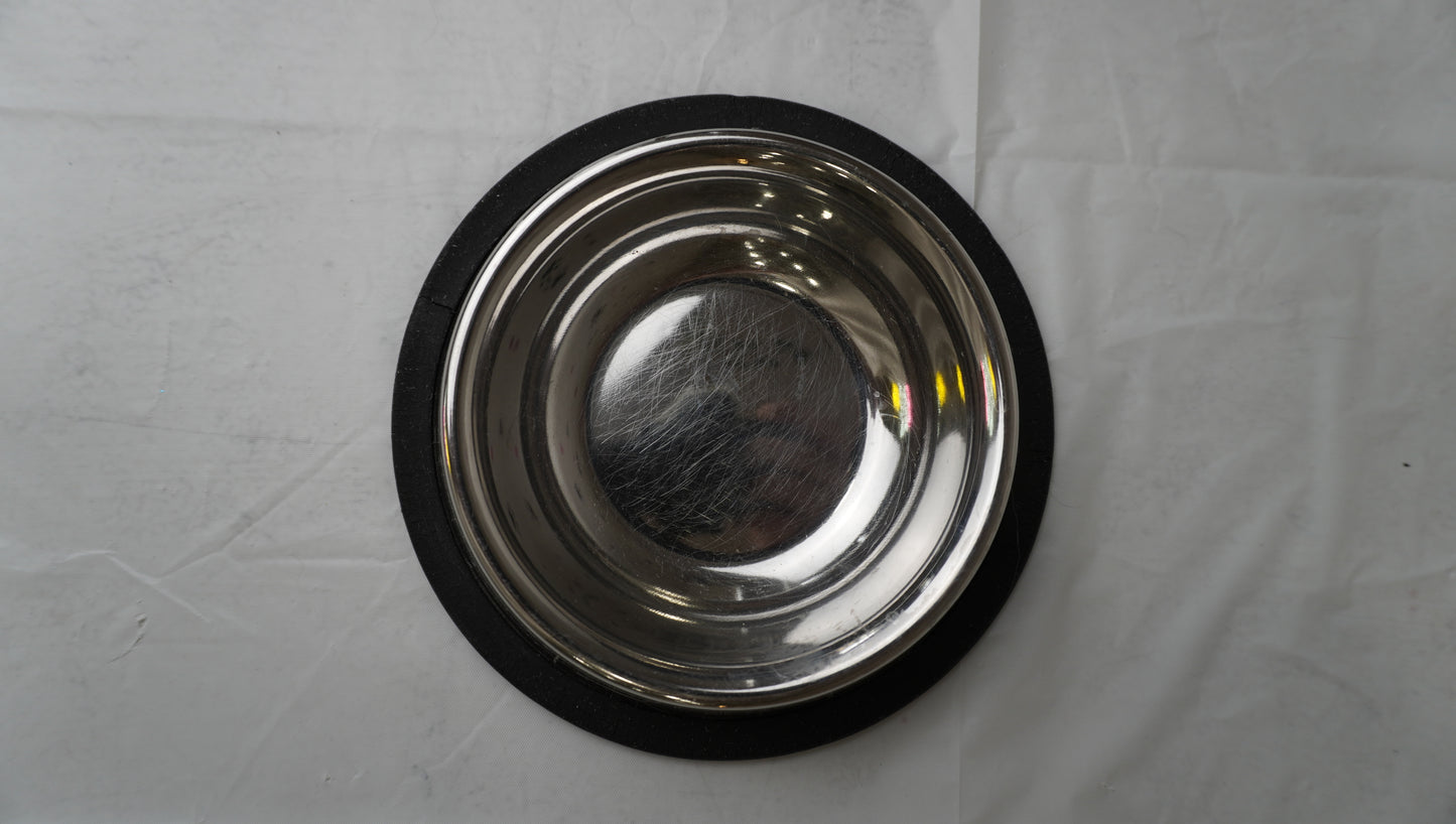 2 Non-Slip Stainless Steel Pet Bowl