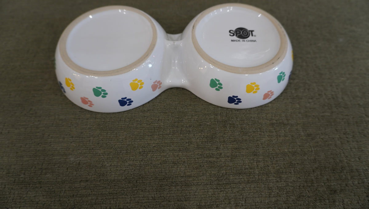 SPOT Double Ceramic Pet Bowl