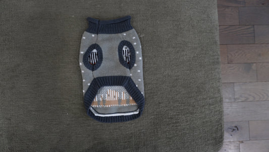 Reindeer Holiday Knit Dog Sweater