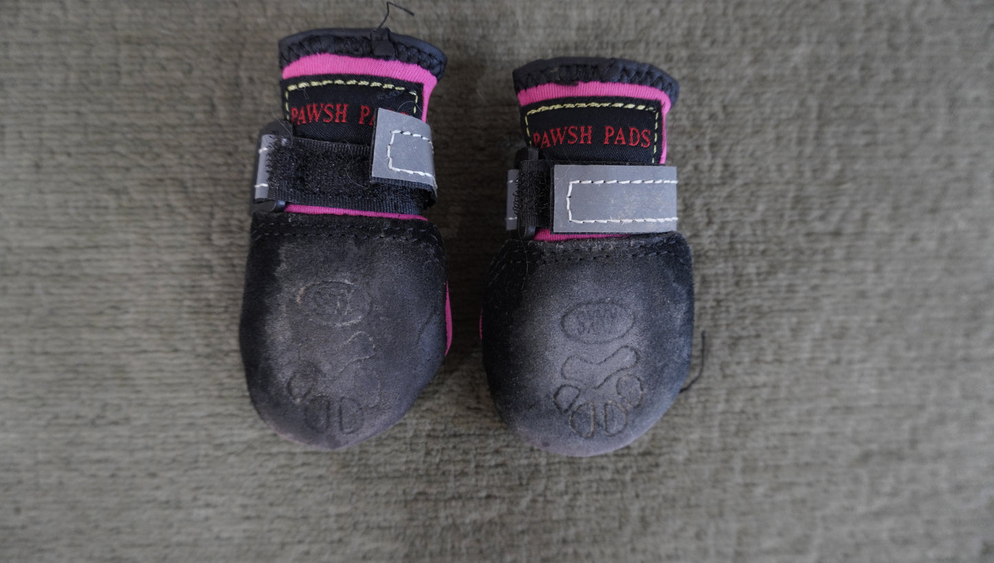 Pawsh Pads Pink Dog Boots (Pair)