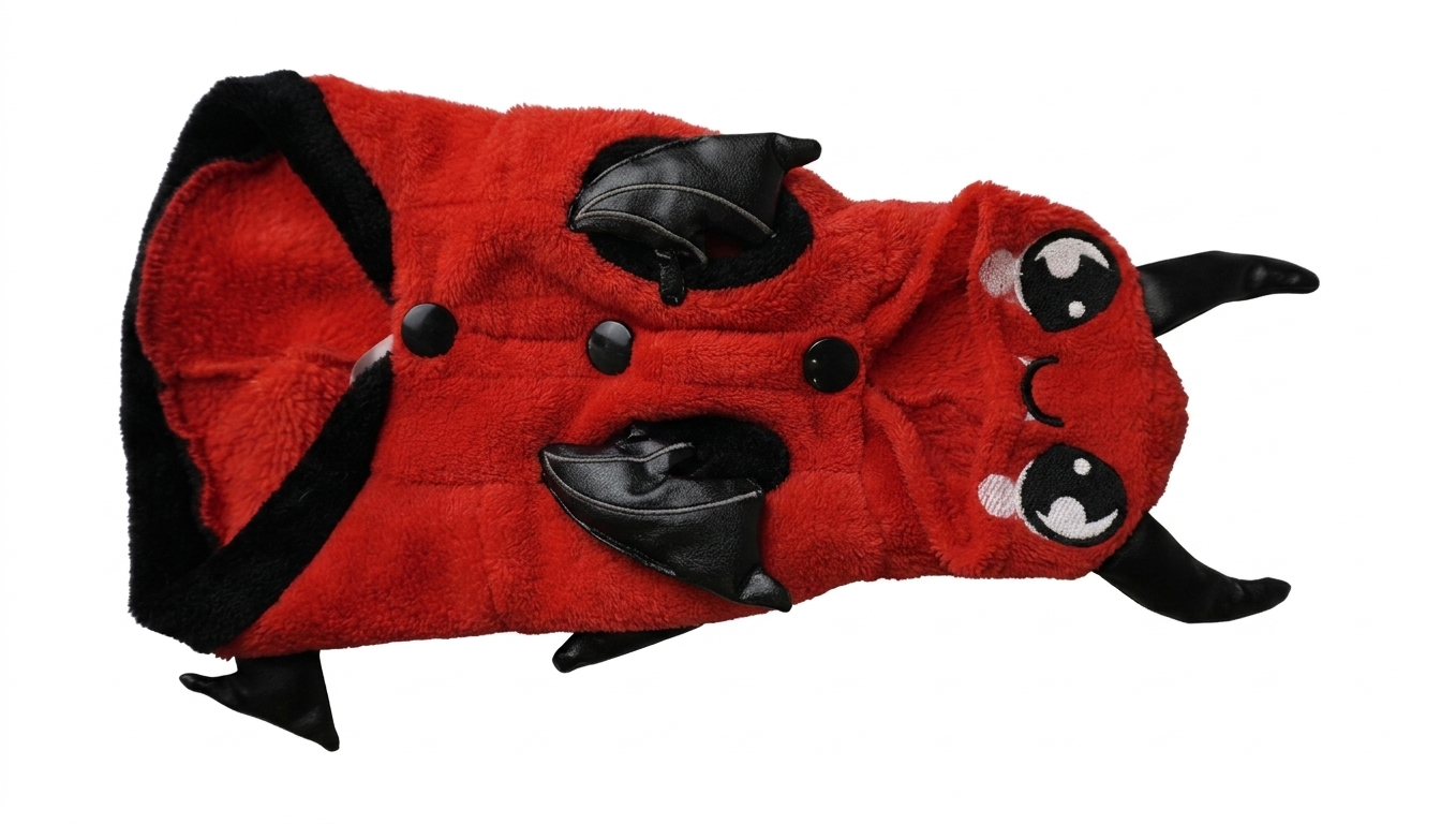 Red Devil Dog Costume Hoodie – Small – Gently Used
