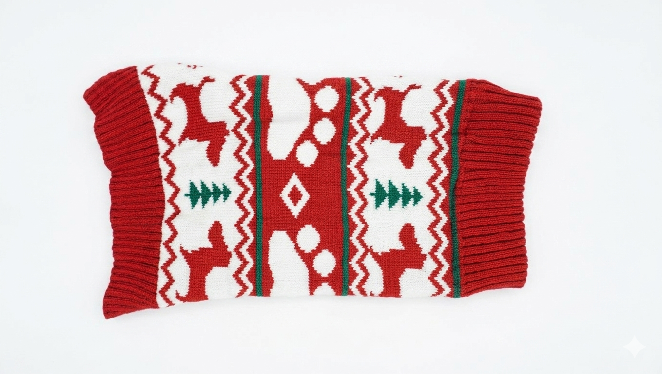 Holiday Reindeer Knit Dog Sweater – Gently Used