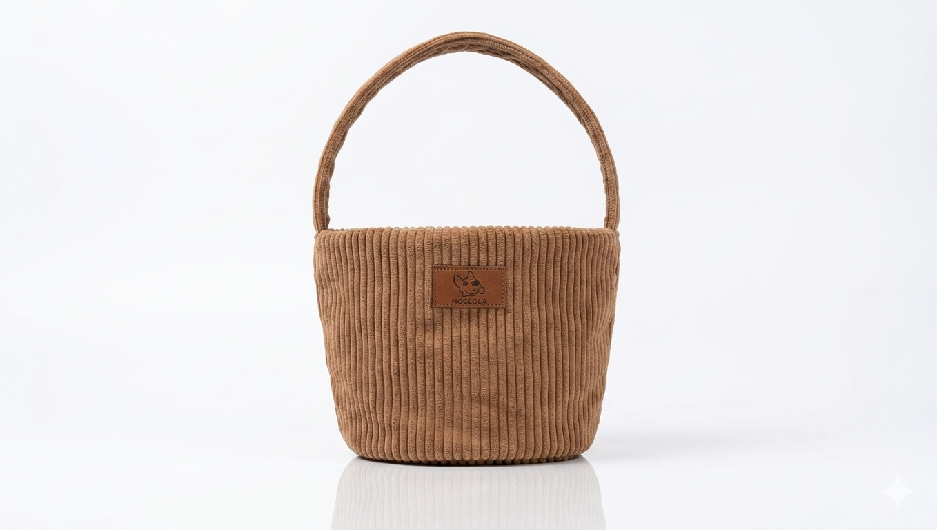 Corduroy Pet Storage Basket
