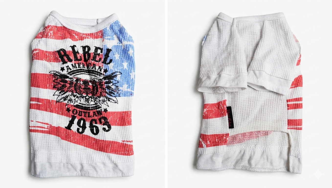 Rebel American Dog Tee 🇺🇸 - Gently Used