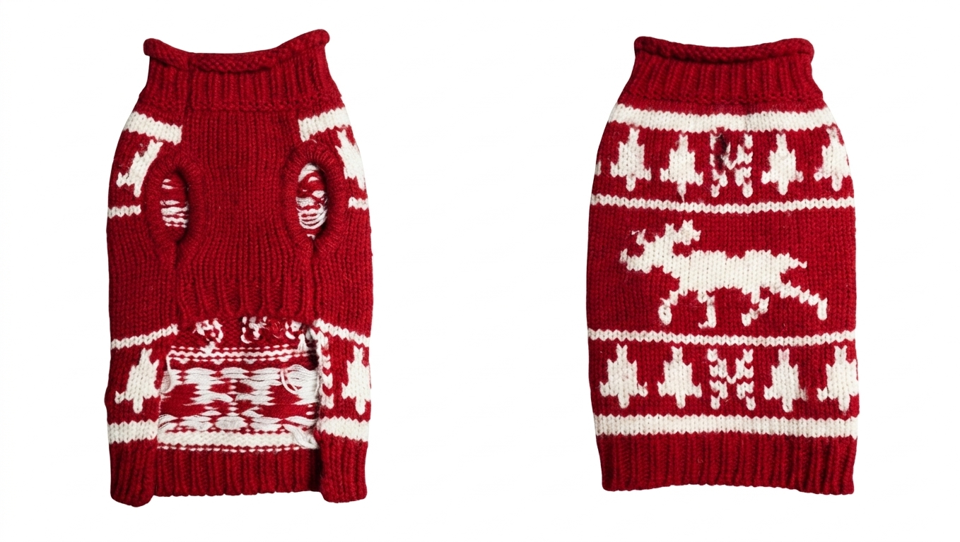 Red Moose Knit Dog Sweater – Gently Used
