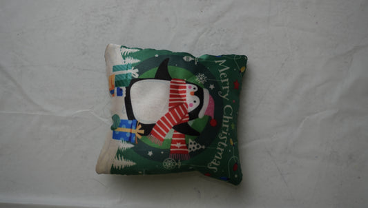 Christmas penguin pillow toy