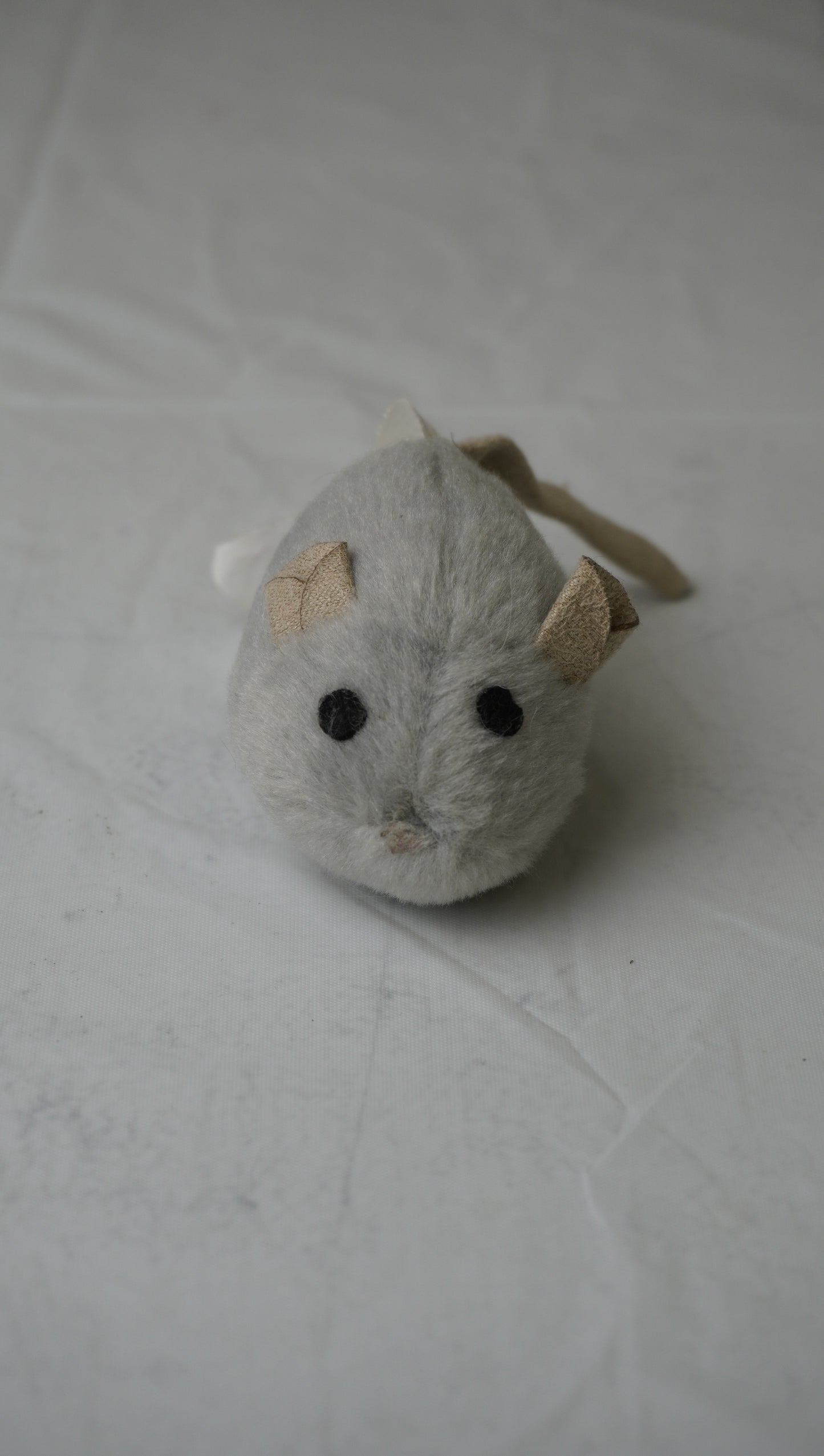 Soft Gray Mouse Cat Toy