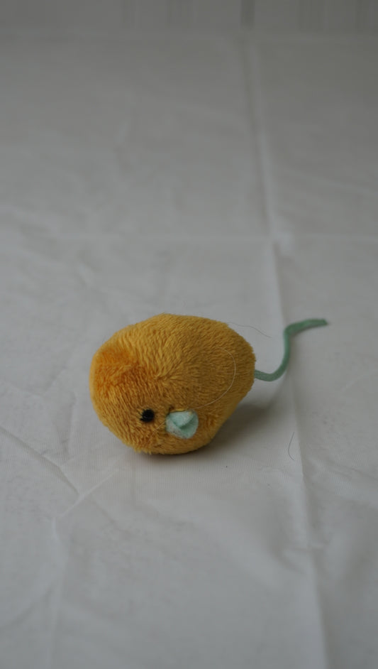 Mini Orange Mouse Cat Toy