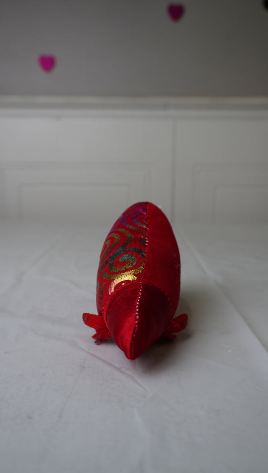 Festive Swirl Fish Cat Toy