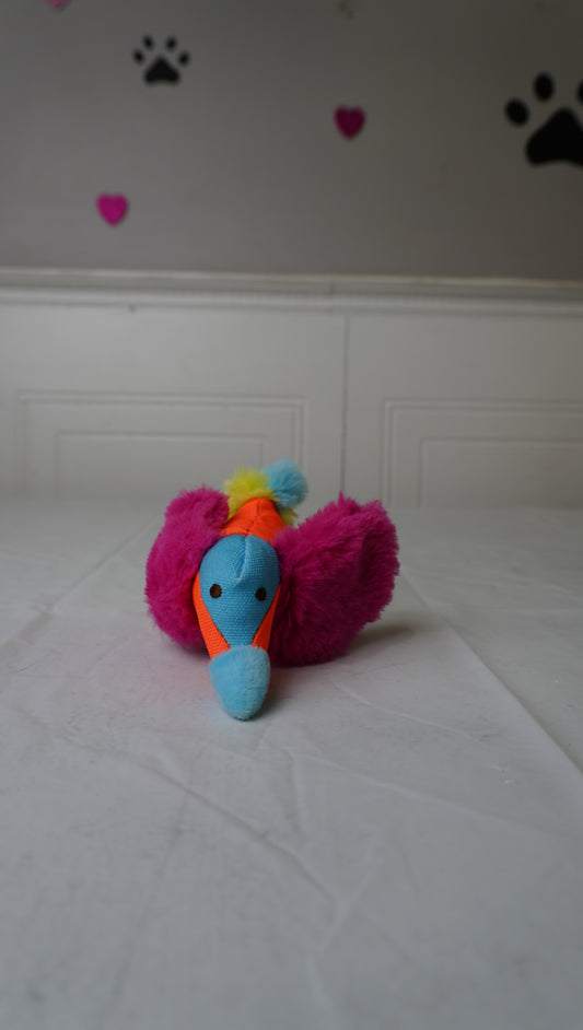 Colorful Bird Plush Cat Toy