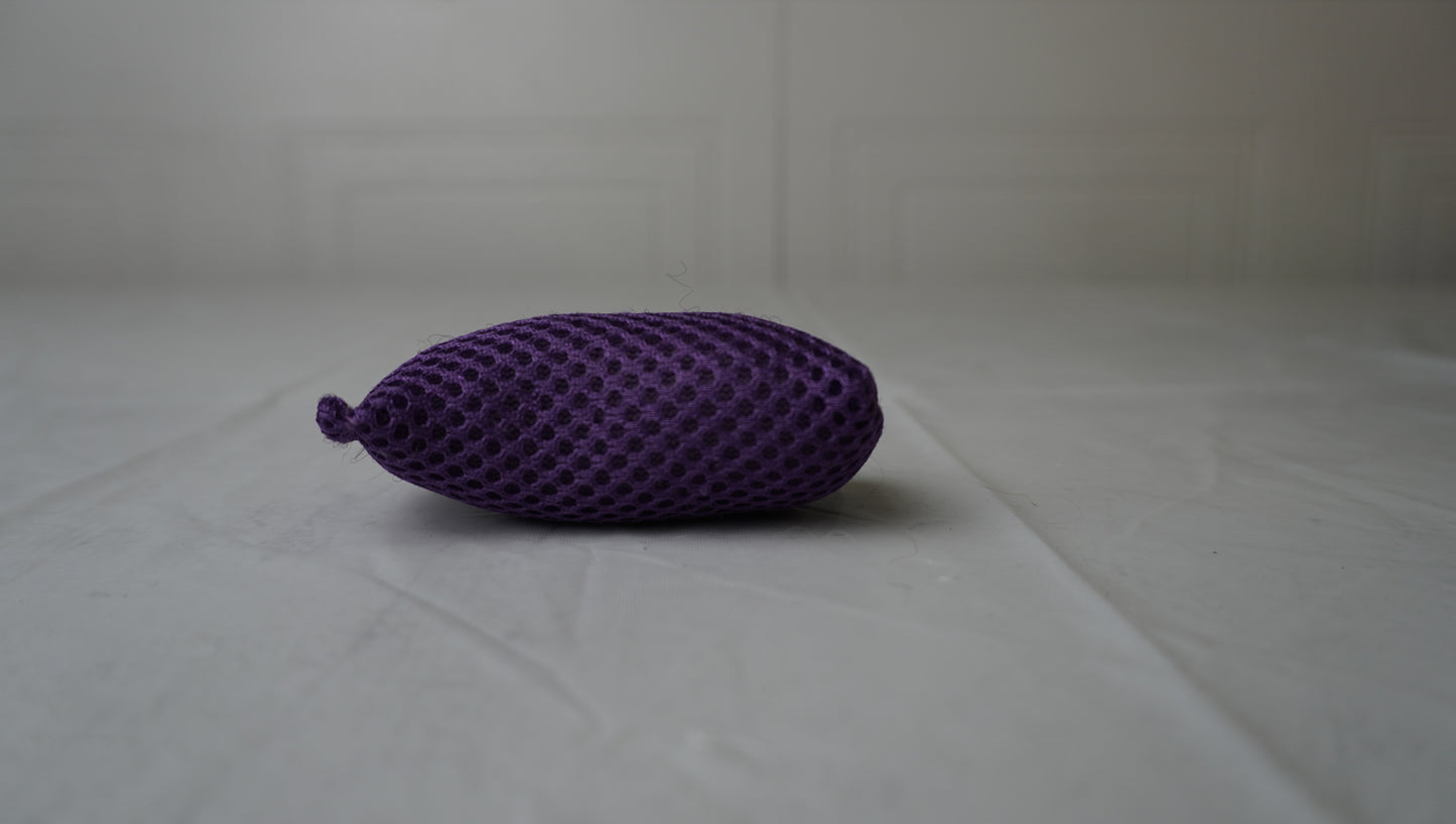 Purple Mesh Catnip Pillow Toy