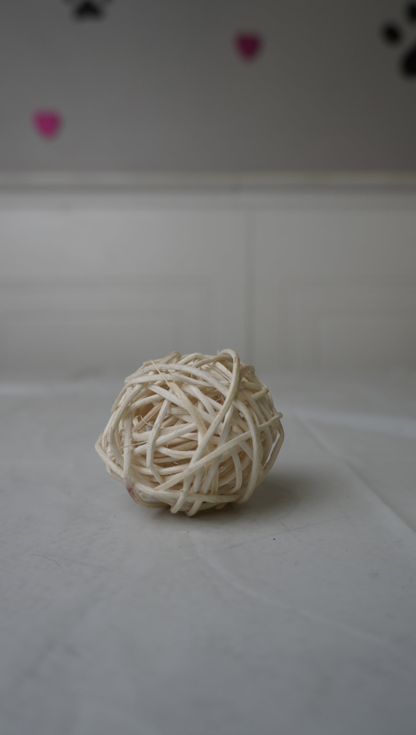 Natural Rattan Wicker Cat Ball Toy – Gently Used