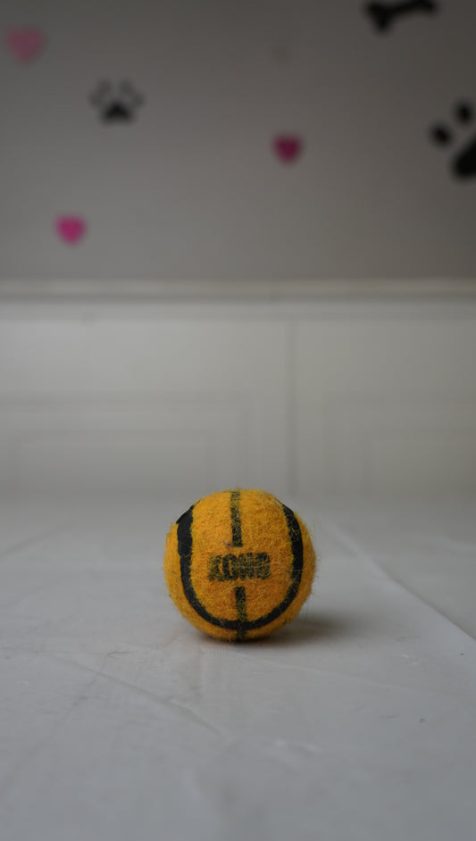 Yellow Felt Cat Toy Ball – Gently Used