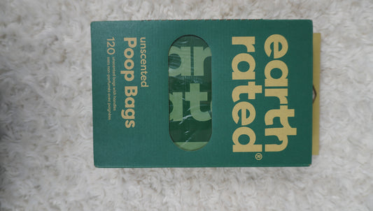 Brand New Earth Rated Unscented Poop Bags with Handles (120 Bags)