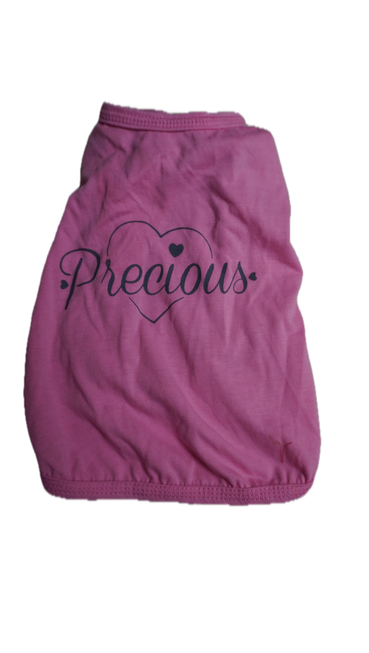 “Precious” Pink Dog Tee – Gently Used