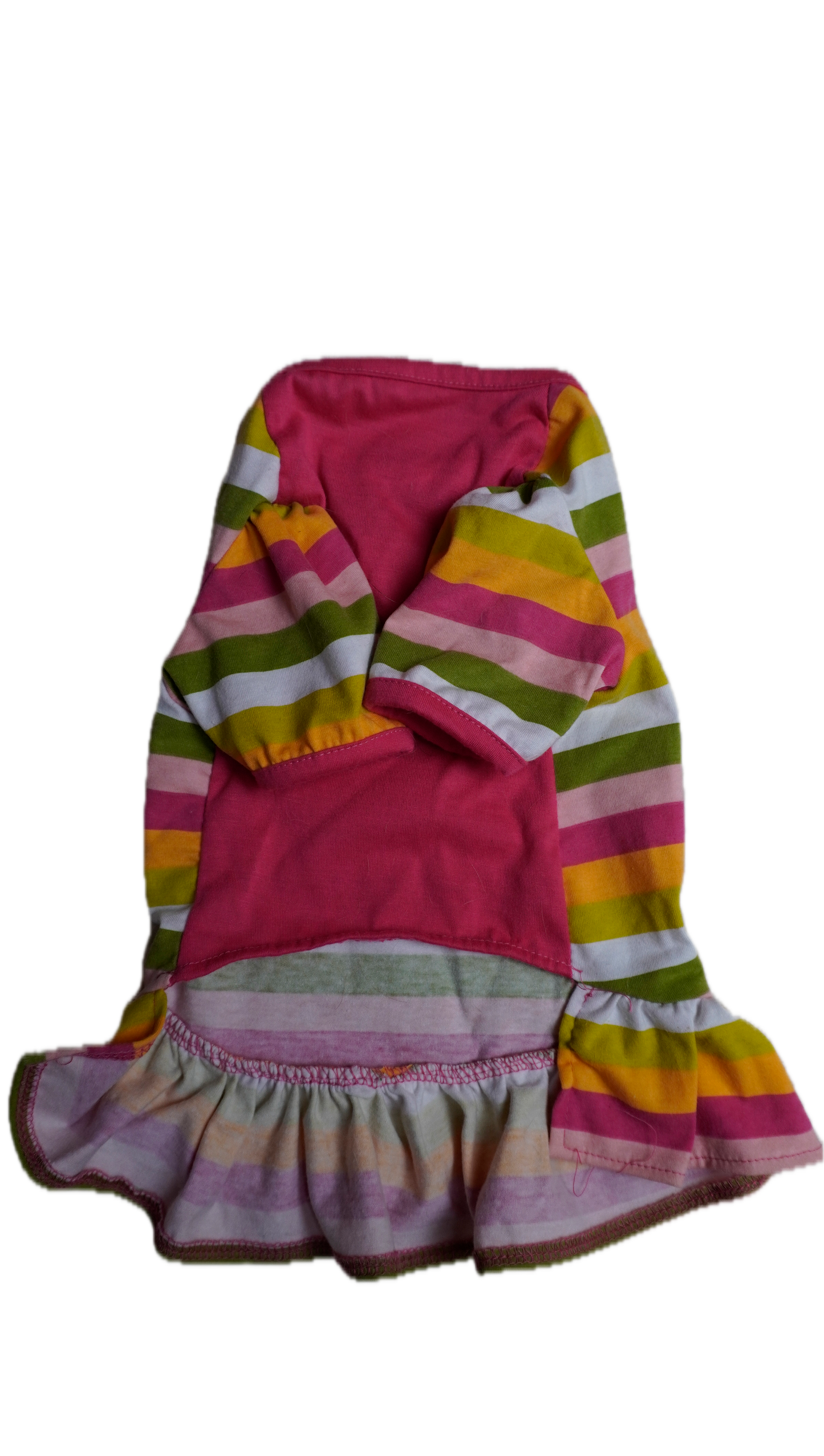 Rescued Stripe Dog Dress - Gently Used
