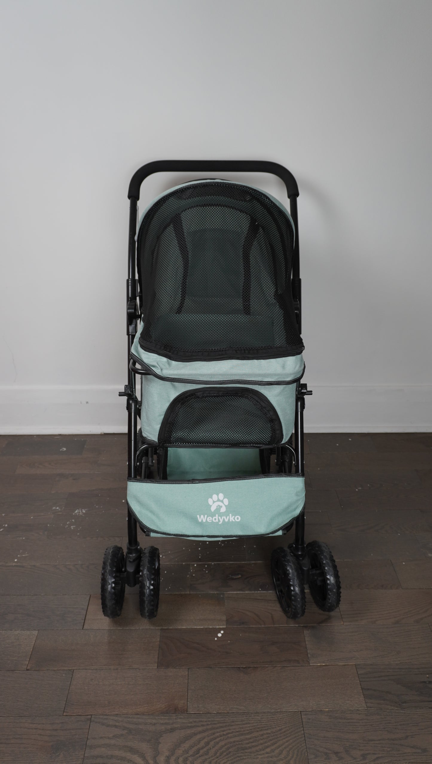 Wedyvko Foldable Pet Stroller (Mint Green)