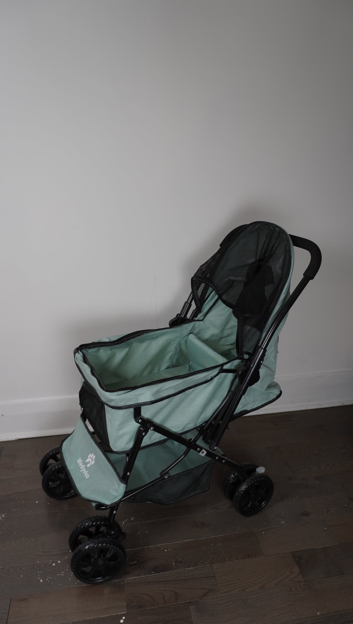 Wedyvko Foldable Pet Stroller (Mint Green)