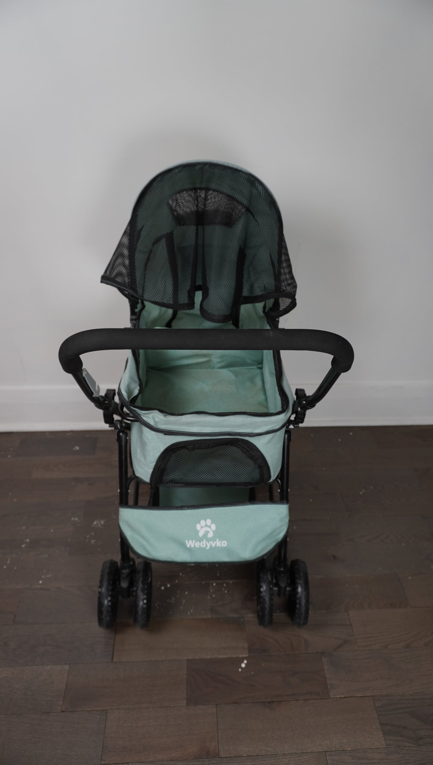 Wedyvko Foldable Pet Stroller (Mint Green)