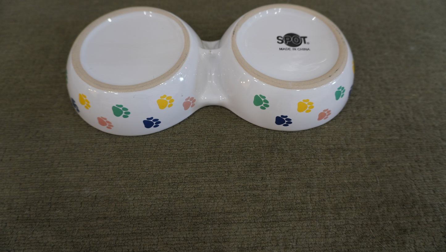 SPOT Double Ceramic Pet Bowl