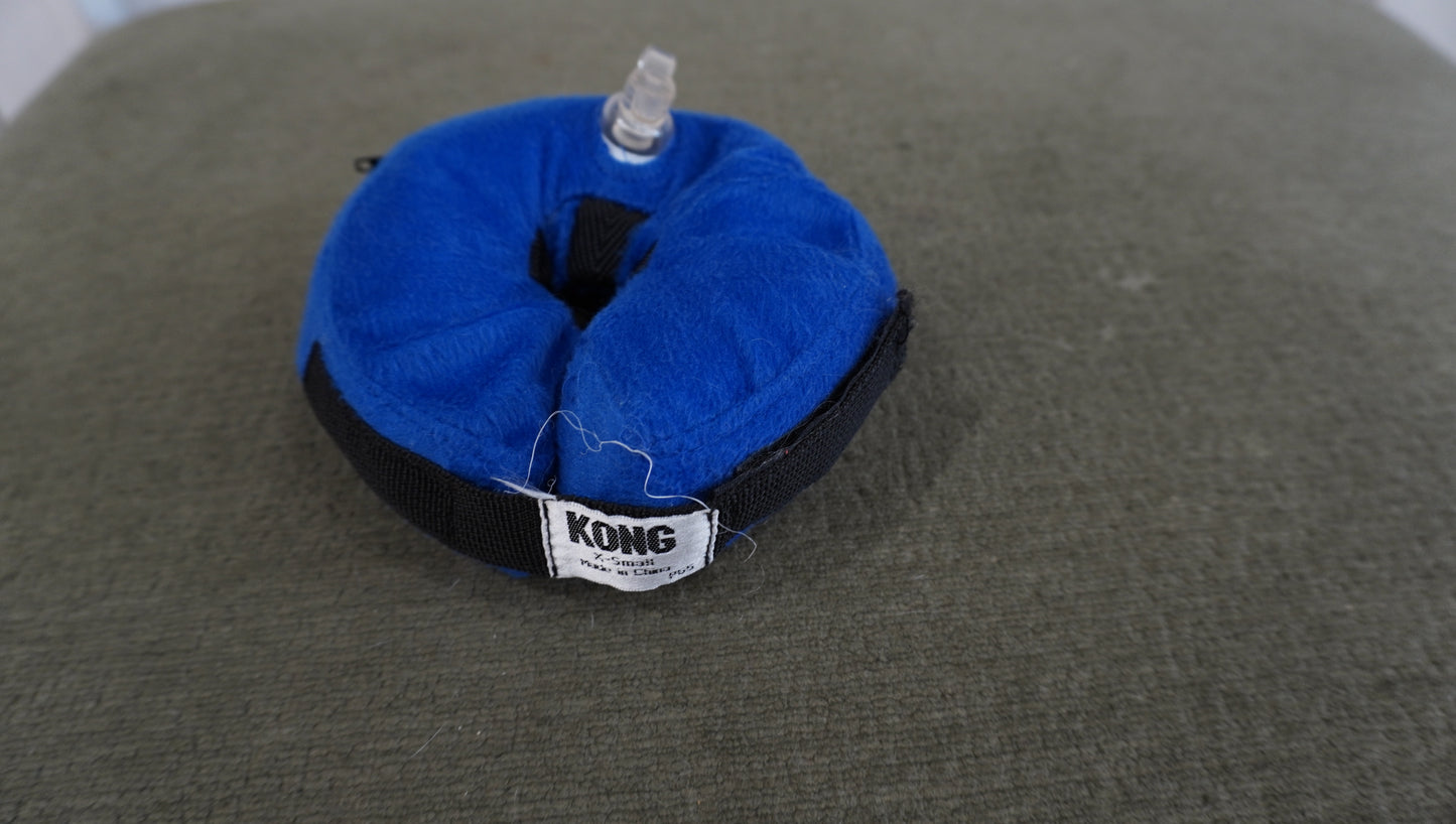 KONG Inflatable Recovery Collar (Blue) – X-Small
