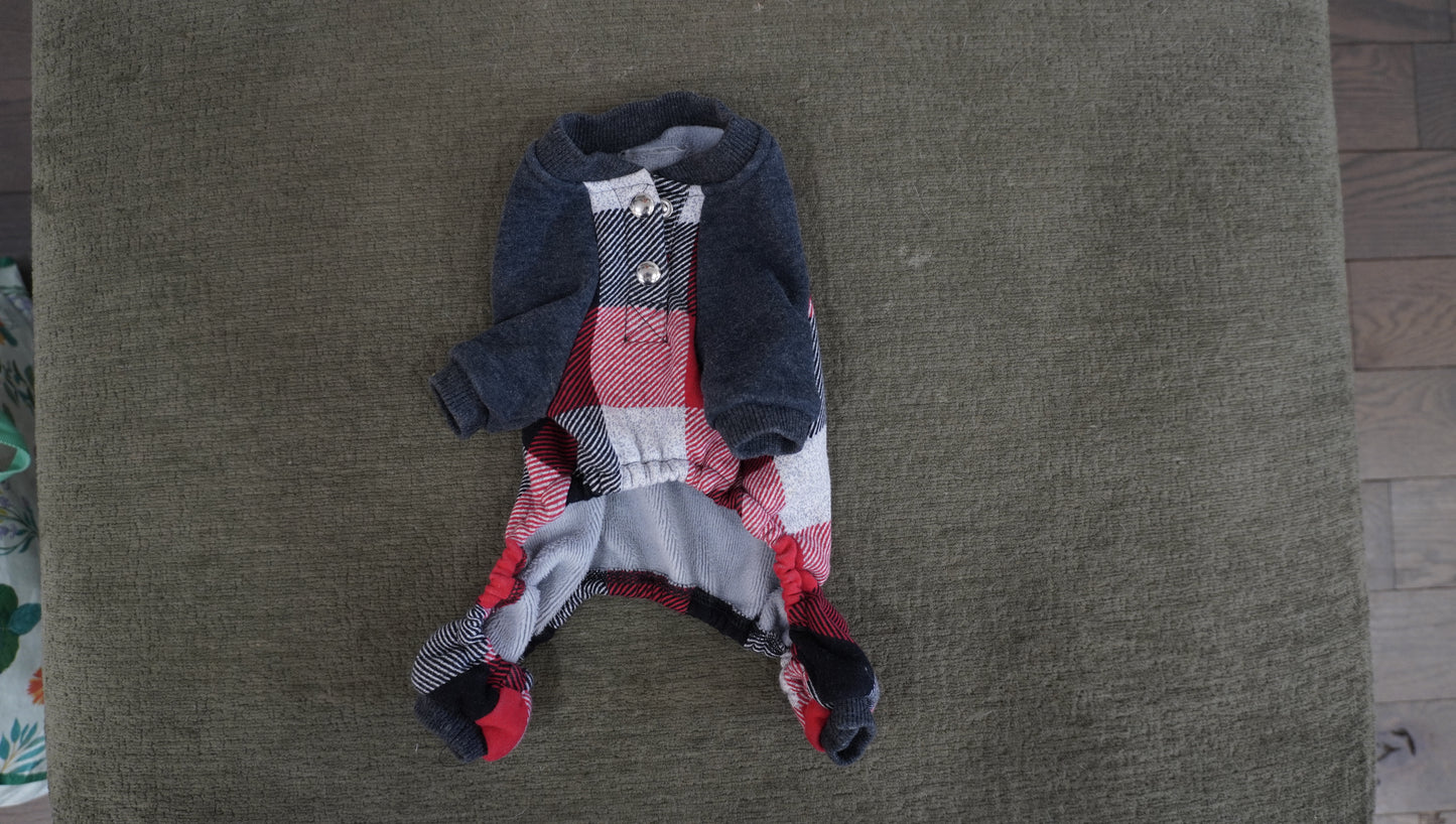 Buffalo Plaid Dog Pajamas