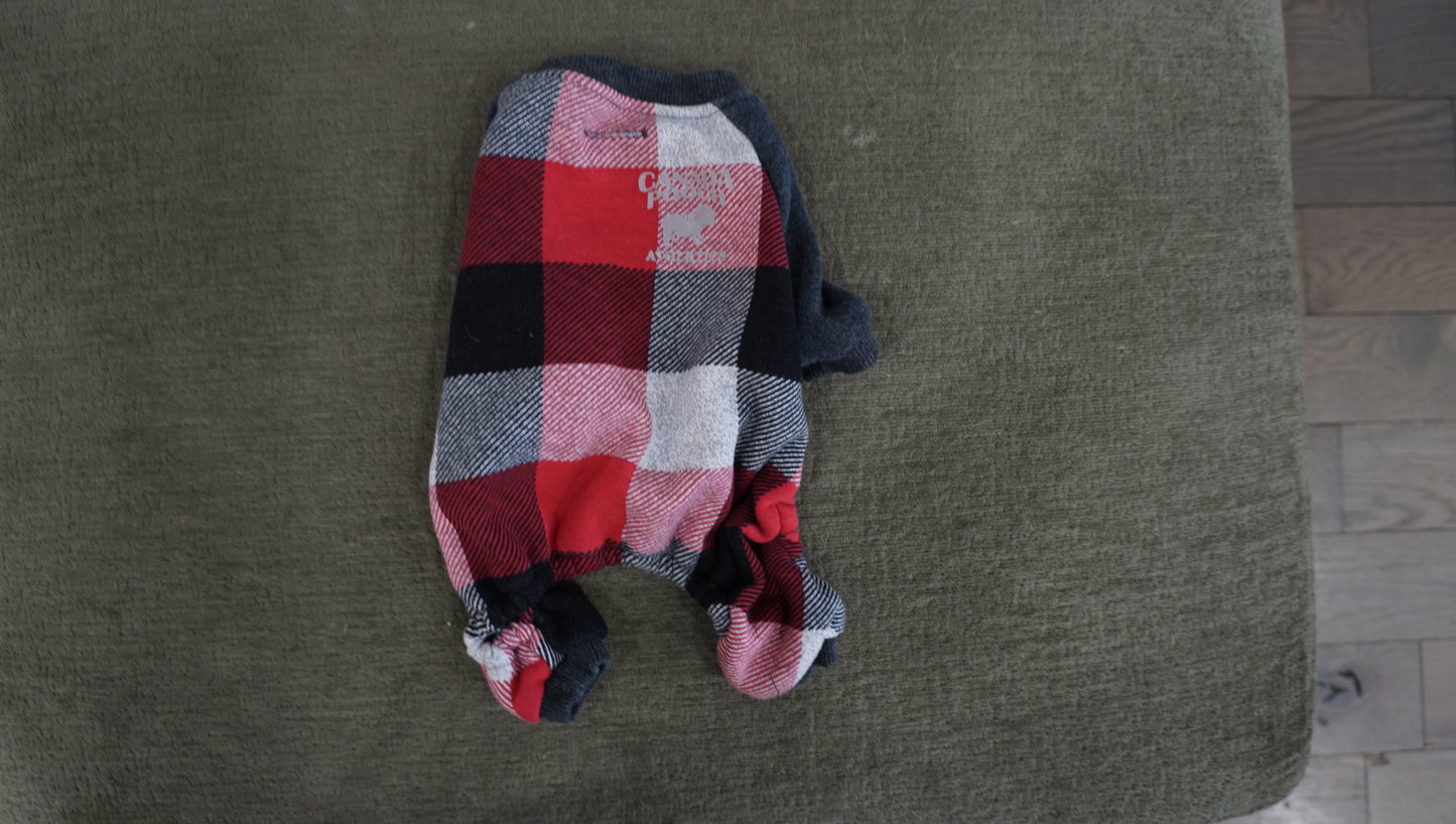 Buffalo Plaid Dog Pajamas