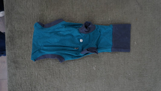 Teal Performance Dog Bodysuit