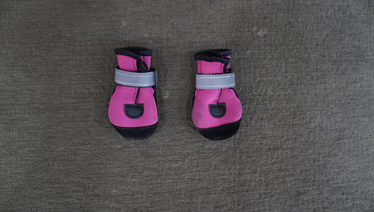 Pawsh Pads Pink Dog Boots (Pair)