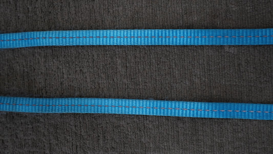 Reflective Nylon Dog Leash – Blue
