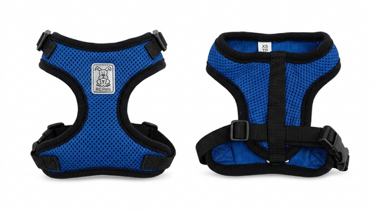 XS Breathable Mesh Dog Harness – Blue (Gently Used)