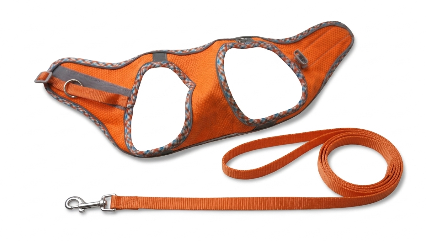 Reflective Dog Harness & Leash Set – Gently Used