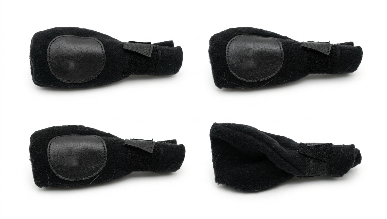 Small Dog Booties (Set of 4) – Paw Protection Shoes – Gently Used