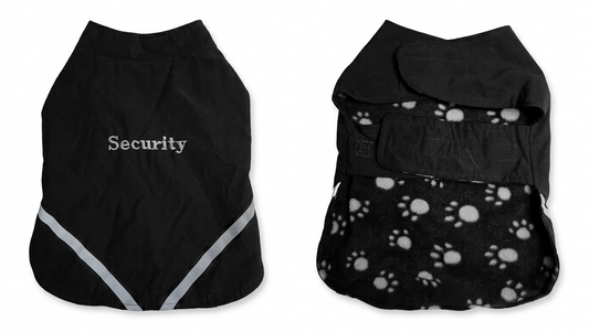 Security Reflective Dog Coat  - Gently Used