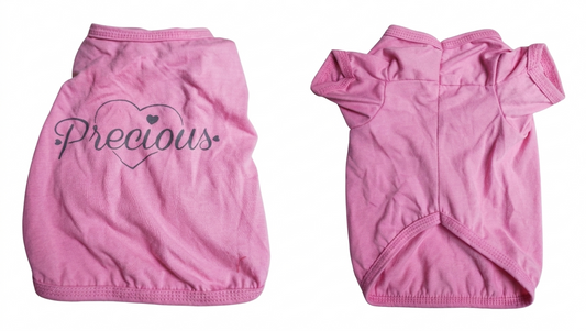 “Precious” Pink Dog Tee – Gently Used