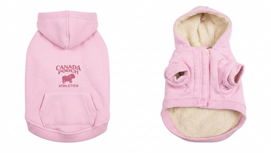 Canada Pooch Pink Sherpa Hoodie – Gently Used