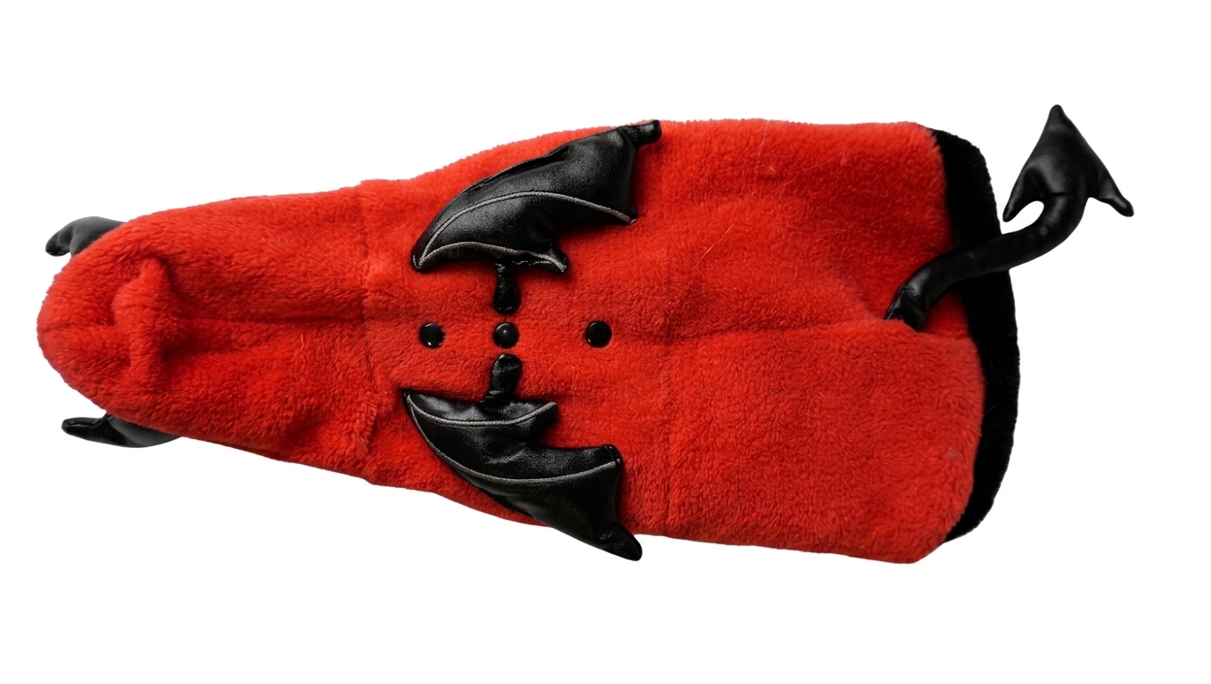 Red Devil Dog Costume Hoodie – Small – Gently Used