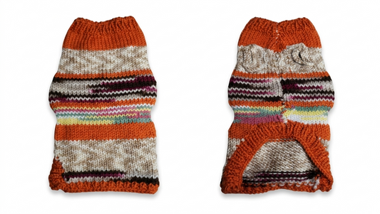 Multicolour Knit Dog Sweater – Gently Used