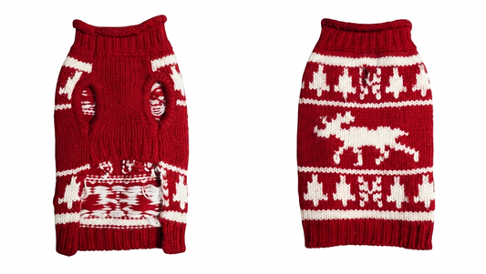 Red Moose Knit Dog Sweater – Gently Used